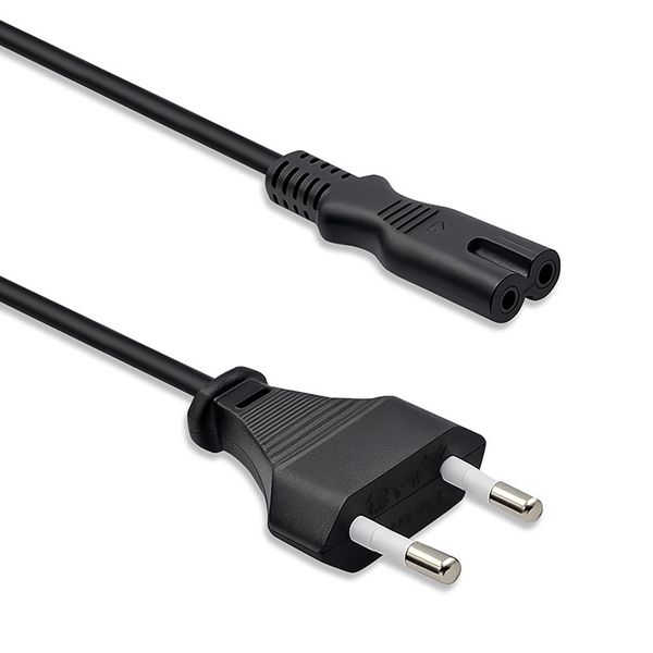 Qoltec kabel zasilający C7 (ósemka) 1m zdjęcie 1