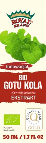 EKSTRAKT Z GOTU KOLA W KROPLACH BIO 50 ml - ROYAL na Arena.pl