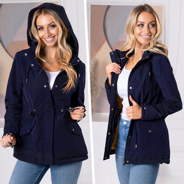 TALIOWANA WIOSENNA Kurtka PARKA z Kapturem 3 KOLORY Przejściowa XL zdjęcie 13