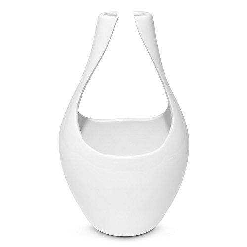 Wazon Doniczka Ceramiczna Osłonka biała 29 cm na Arena.pl