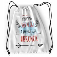 Plecak Dla Obrońcy Sportowy Szkolny Worek Torba Z Nadrukiem Ze Zdjęciem