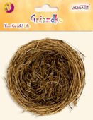 gniazdko ze słomy  7cm | WGN-8444