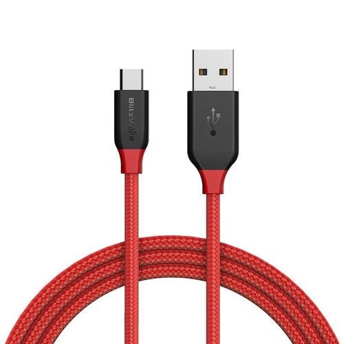 Kabel Micro USB AmpCore BlitzWolf BW-MC5 1,8m (czerwony) na Arena.pl