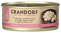 Grandorf  Mokra karma  Cat Chicken&Crab Fillet 70g