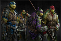 Puzzle Żółwie Ninja