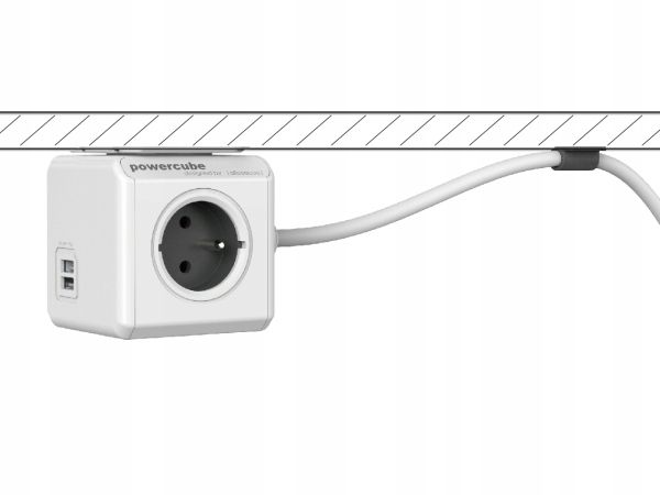 Listwa przedłużacz PowerCube Extended 1,5 m szary zdjęcie 2