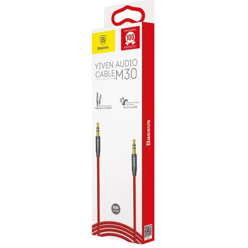 BASEUS M30 AUX CABLE 100CM RED/BLACK na Arena.pl