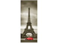 OBRAZ CZERWONY CITROEN 2CV WIEŻĄ EIFFLA