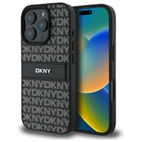 dkny dkhcp16lprthslk iphone 16 pro 6.3  czarny/black hardcase texture