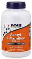 NOW FOODS Acetyl L-Karnityna HCI 500 mg (200 kaps.)