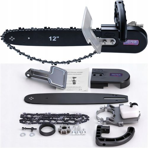 PRZYSTAWKA PIŁA ŁAŃCUCHOWA ADAPTER DO SZLIFIERKI KĄTOWEJ ŁAŃCUCH TNĄCY na Arena.pl