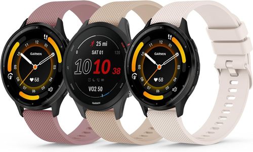 Pasek do Garmin Venu/Vivoactive/Forerunner 22mm YLK silikonowy zestaw 3 szt na Arena.pl