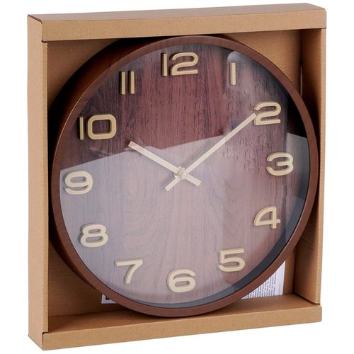 Zegar ścienny brązowy 30 cm na Arena.pl