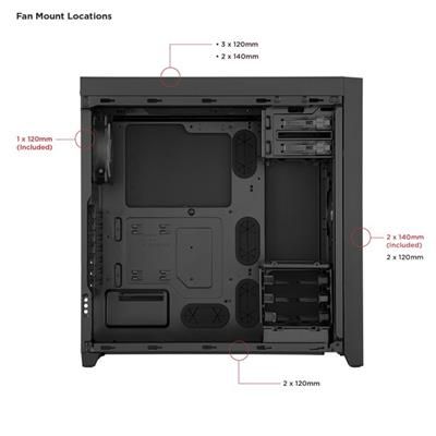 Corsair Obsidian 450D Windowed BLACK MID-Tower na Arena.pl