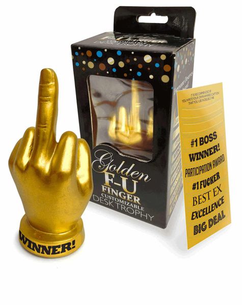 Golden F-U Finger Trophy zdjęcie 1