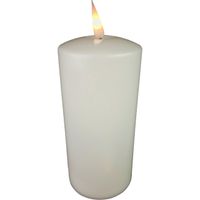 ŚWIECA LED NA BATERIE WKŁAD DO ZNICZY BIAŁA znicza