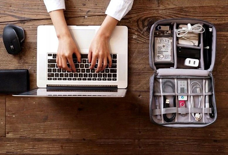 Organizer Na Kable Ładowarki Podróżna Torba Etui zdjęcie 5