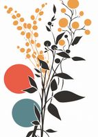 Plakat 39,5x55cm Rozkwitające Życie