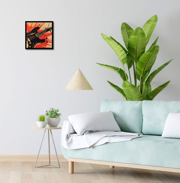Plakat 30x30cm Gitara Elektryczna zdjęcie 4
