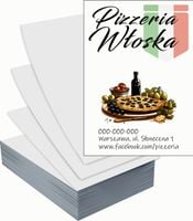 Ulotki A6 reklamowe firmowe 5000szt dużo różnych wzorów PIZZERIA WŁOSKA