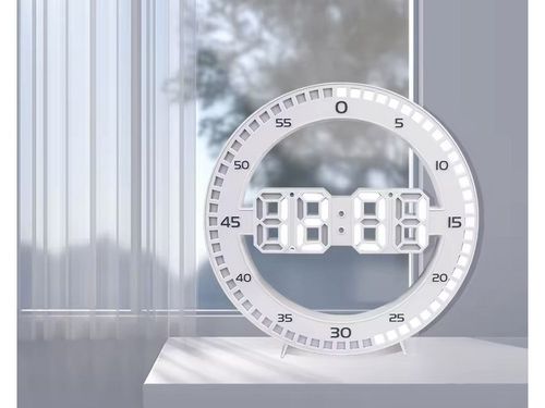 ZEGAR BUDZIK LED ELEKTRONICZNY TERMOMETR Z ALARMEM PODŚWIETLANY TERMOMETR na Arena.pl