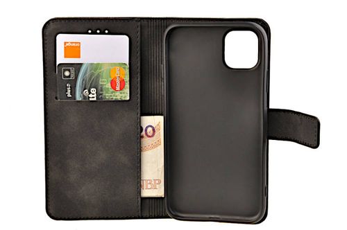 Etui portfel Tender do Apple iPhone 11 czarny na Arena.pl