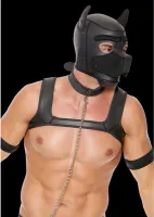 ouch! by shots zestaw skorzany puppy play s/m - komplet akcesoriow