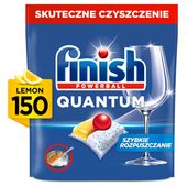 kapsułki do zmywarki finish quantum all in 1 lemon 150szt