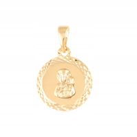 031 stal chirurgiczna zawieszka złota medalik