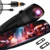 KAMERA SAMOCHODOWA REJESTRATOR JAZDY 1080p FULL HD ŁATWY MONTAŻ na LUSTERKO