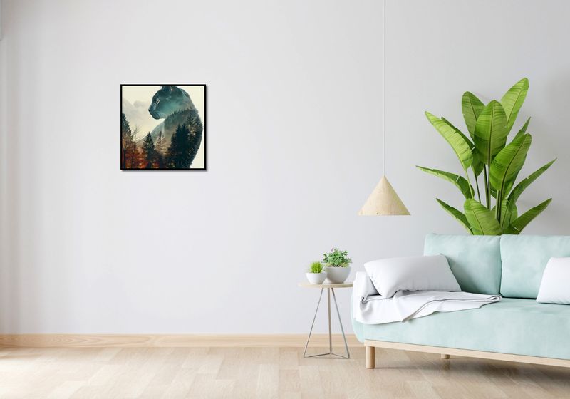 Plakat 50x50cm Koci Duch Lasu zdjęcie 4