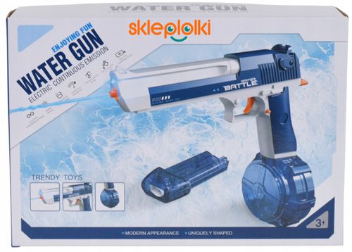 ELEKTRYCZNY AUTOMAT PISTOLET NA WODĘ DWA MAGAZYNKI AKU USB DLA DZIECI na Arena.pl