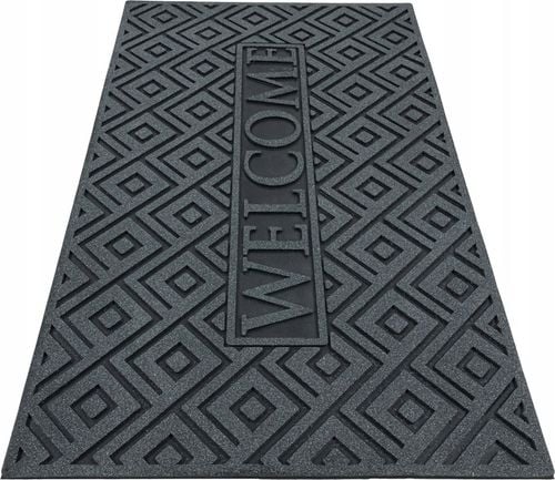 WYCIERACZKA POD DRZWI ZEWNĘTRZNA GUMOWA WEJŚCIOWA WELCOME BŁYSZCZĄCA na Arena.pl