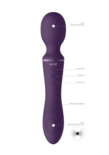 Enora - Wand & Vibrator - Purple na Arena.pl