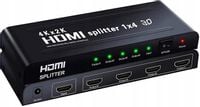 Splitter HDMI 1 x 4 4K 2K 3D FullHD Rozdzielacz HDCP 2.2 1x4
