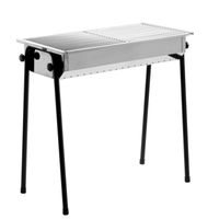 grill na węgiel drzewny patio 2 ruszty - hendi 150603