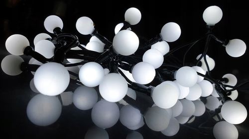 LAMPKI CHOINKOWE KULKI 100 LED ZIMNA BIEL 8 FUNKCJI IP44 NA CHOINKĘ CHOINKA na Arena.pl