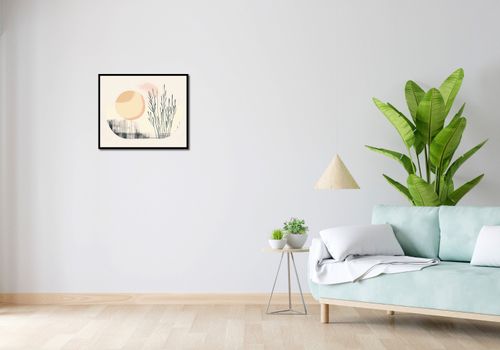 Plakat 60x50cm Pastelowy Wschód na Arena.pl