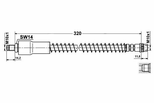 Renault Clio 2 - Zestaw Przewodów Hamulcowych Teflonowych W Oplocie na Arena.pl