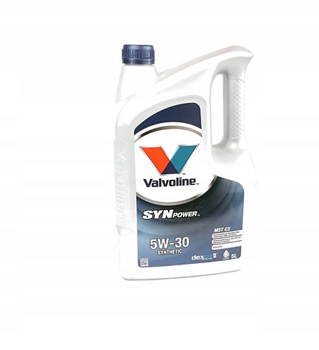 VALVOLINE 5W30 SYNPOWER DEXOS 2 APPROVED MST C3 5L na Arena.pl