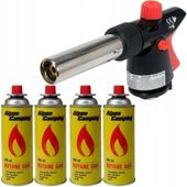 MARKOWY ZESTAW PALNIK GAZOWY CERAMICZNY OPALARKA YATO-36712 + 4 x GAZ