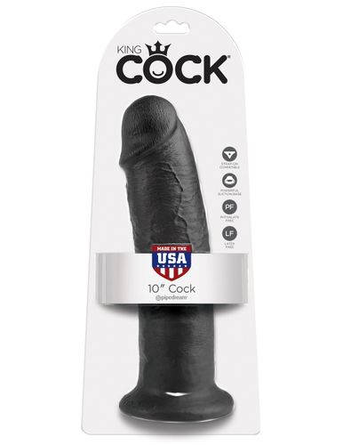 King Cock 10" Cock Black na Arena.pl