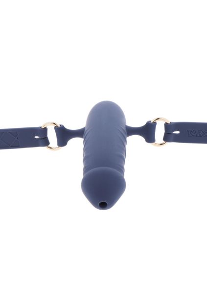 Silicone Breathable Penis Gag Blue zdjęcie 14