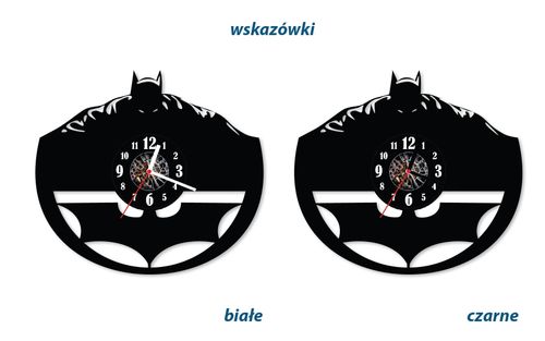 Zegar ścienny z płyty winylowej Batman 25.7 na Arena.pl