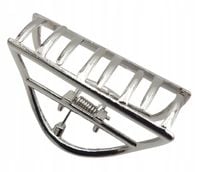 Spinka klamra metalowa średnia 4,5x3cm kolor srebrny