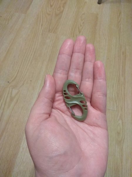 Mini karabińczyk klamra haczyk klucze plecak pasek zdjęcie 2