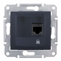 GNIAZDO KOMPUTEROWE RJ45 SCHNEIDER SEDNA GRAFIT