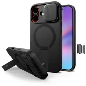 etui tech-protect kevlar aura magsafe na iphone 17 - czarne