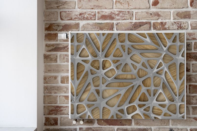 Osłona MAGNETYCZNA Na Grzejnik Abstrakcja Wzór 3D 120cm x 60cm zdjęcie 6