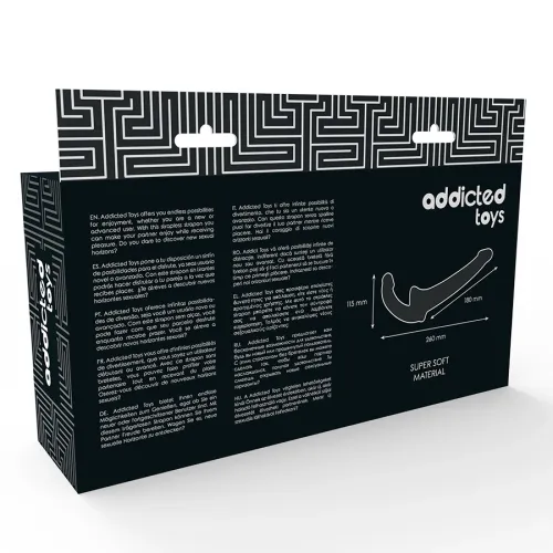addicted toys model double flex - system podwojny, beżowy, 26 cm na Arena.pl